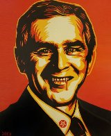One Hell of a Leader 2004 Limited Edition Print by Shepard Fairey - 1 One Hell of a Leader 2004 Limited Edition Print by Shepard Fairey - 1