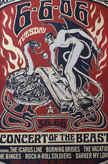 Concert of the Beast  2006 Limited Edition Print - Shepard Fairey 