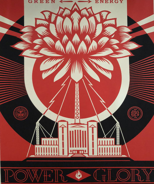 Green Power AP 2014 Limited Edition Print by Shepard Fairey