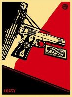 2nd Amendment Solutions 2011 (Gun) Limited Edition Print by Shepard Fairey - 1 2nd Amendment Solutions 2011 (Gun) Limited Edition Print by Shepard Fairey - 1