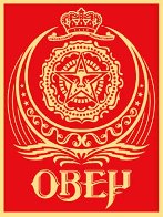 Ankara Red 2005 Limited Edition Print by Shepard Fairey - 1 Ankara Red 2005 Limited Edition Print by Shepard Fairey - 1