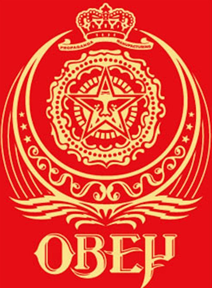 Ankara Red 2005 Limited Edition Print by Shepard Fairey Ankara Red 2005 Limited Edition Print by Shepard Fairey