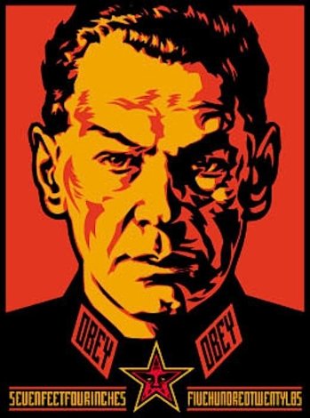 Authoritarian 2000 HS Limited Edition Print - Shepard Fairey
