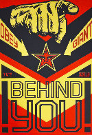 Behind You (Large Format) 2009 Limited Edition Print by Shepard Fairey  - 0