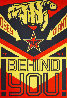 Behind You (Large Format) 2009 Limited Edition Print by Shepard Fairey - 0