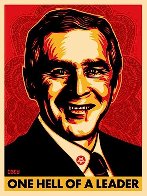 Bush Hell 2004 Limited Edition Print by Shepard Fairey - 2 Bush Hell 2004 Limited Edition Print by Shepard Fairey - 2