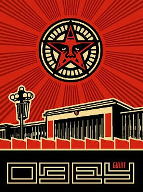 Chinese Building 2001 Limited Edition Print by Shepard Fairey