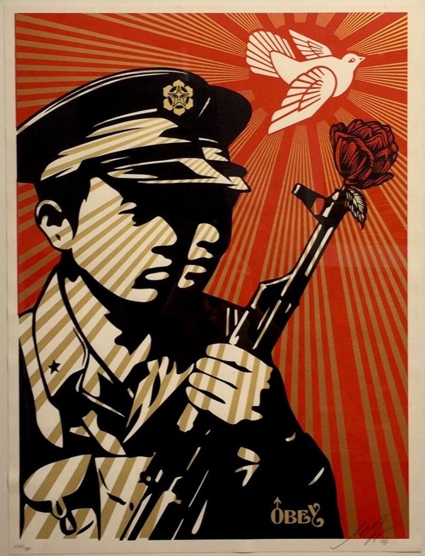 Chinese Soldiers 2006 Limited Edition Print by Shepard Fairey Chinese Soldiers 2006 Limited Edition Print by Shepard Fairey