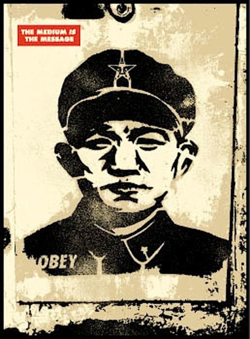 Chinese Stencil 2001 Limited Edition Print by Shepard Fairey Chinese Stencil 2001 Limited Edition Print by Shepard Fairey
