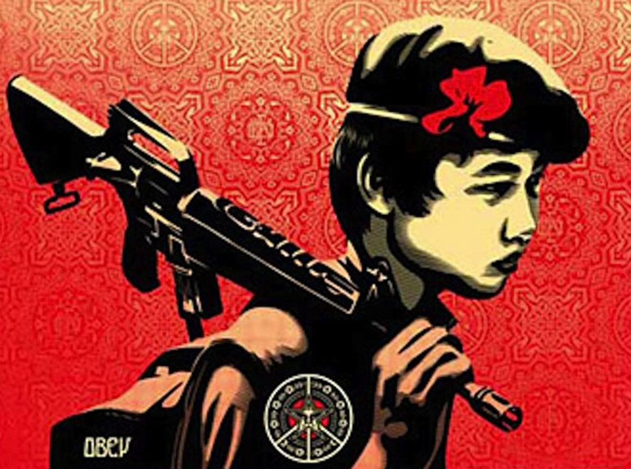 Duality of Humanity #2 2009 Limited Edition Print by Shepard Fairey Duality of Humanity #2 2009 Limited Edition Print by Shepard Fairey