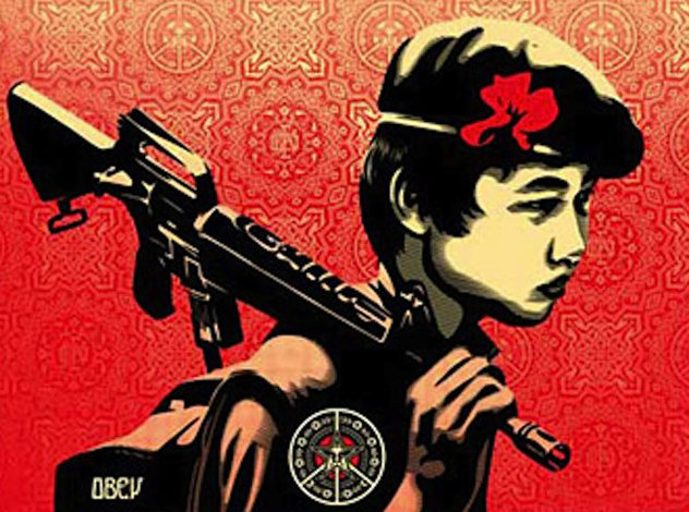 Duality of Humanity #2 2009 Limited Edition Print by Shepard Fairey