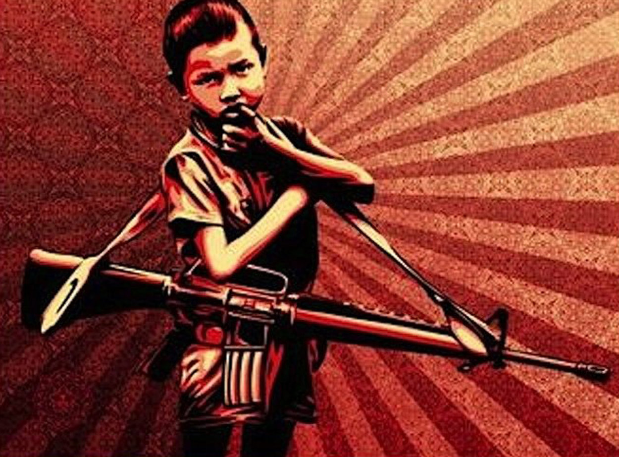 Duality of Humanity #5 2009 Limited Edition Print by Shepard Fairey Duality of Humanity #5 2009 Limited Edition Print by Shepard Fairey