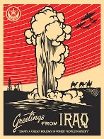 Greetings From Iraq 2005 Limited Edition Print by Shepard Fairey - 1 Greetings From Iraq 2005 Limited Edition Print by Shepard Fairey - 1
