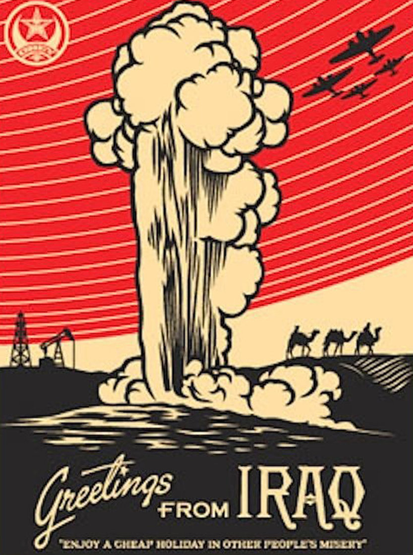 Greetings From Iraq 2005 Limited Edition Print by Shepard Fairey Greetings From Iraq 2005 Limited Edition Print by Shepard Fairey