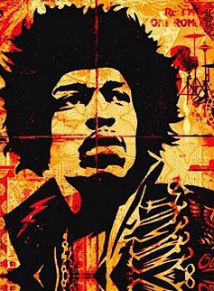 Hendrix 2004 Limited Edition Print - Shepard Fairey Hendrix 2004 Limited Edition Print - Shepard Fairey