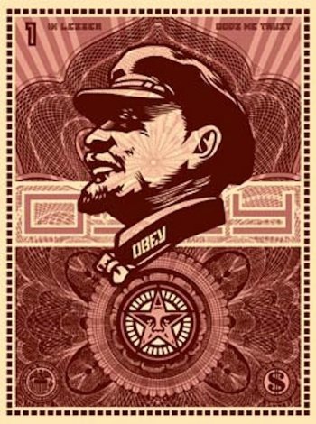 Lenin Money 2003 Limited Edition Print - Shepard Fairey