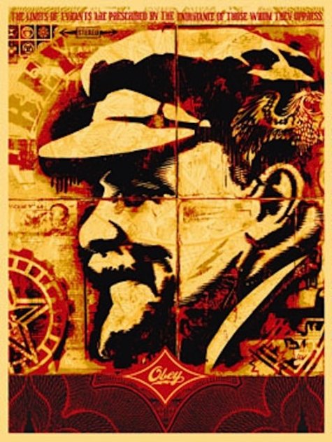 Lenin Record 2005 Limited Edition Print by Shepard Fairey
