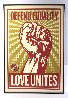 Love Unites 2008 Huge Limited Edition Print by Shepard Fairey - 2