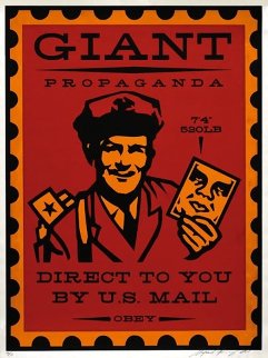 Mail Man 2000 Limited Edition Print - Shepard Fairey Mail Man 2000 Limited Edition Print - Shepard Fairey
