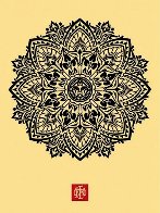 Mandala Ornament 1 Cream 2010 Limited Edition Print by Shepard Fairey - 0 Mandala Ornament 1 Cream 2010 Limited Edition Print by Shepard Fairey - 0