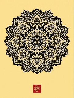 Mandala Ornament 1 Cream 2010 Limited Edition Print - Shepard Fairey Mandala Ornament 1 Cream 2010 Limited Edition Print - Shepard Fairey