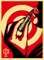 Kiss Me Deadly Red AP 2008 Limited Edition Print by Shepard Fairey - 0 Kiss Me Deadly Red AP 2008 Limited Edition Print by Shepard Fairey - 0
