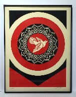 Obey Dove Black and Red, Set of 2 Prints 2011 Limited Edition Print by Shepard Fairey - 2 Obey Dove Black and Red, Set of 2 Prints 2011 Limited Edition Print by Shepard Fairey - 2