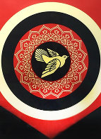 Obey Dove Black and Red, Set of 2 Prints 2011 Limited Edition Print by Shepard Fairey - 1 Obey Dove Black and Red, Set of 2 Prints 2011 Limited Edition Print by Shepard Fairey - 1