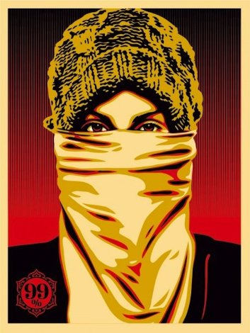 Occupy Protester 2012 Limited Edition Print - Shepard Fairey