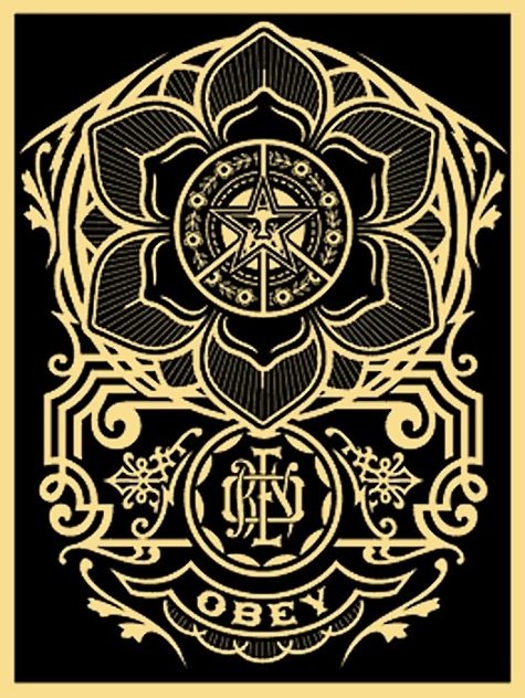 Peace Ornament 2006 Limited Edition Print by Shepard Fairey