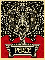 Peace Tree 2007 Limited Edition Print by Shepard Fairey - 0 Peace Tree 2007 Limited Edition Print by Shepard Fairey - 0
