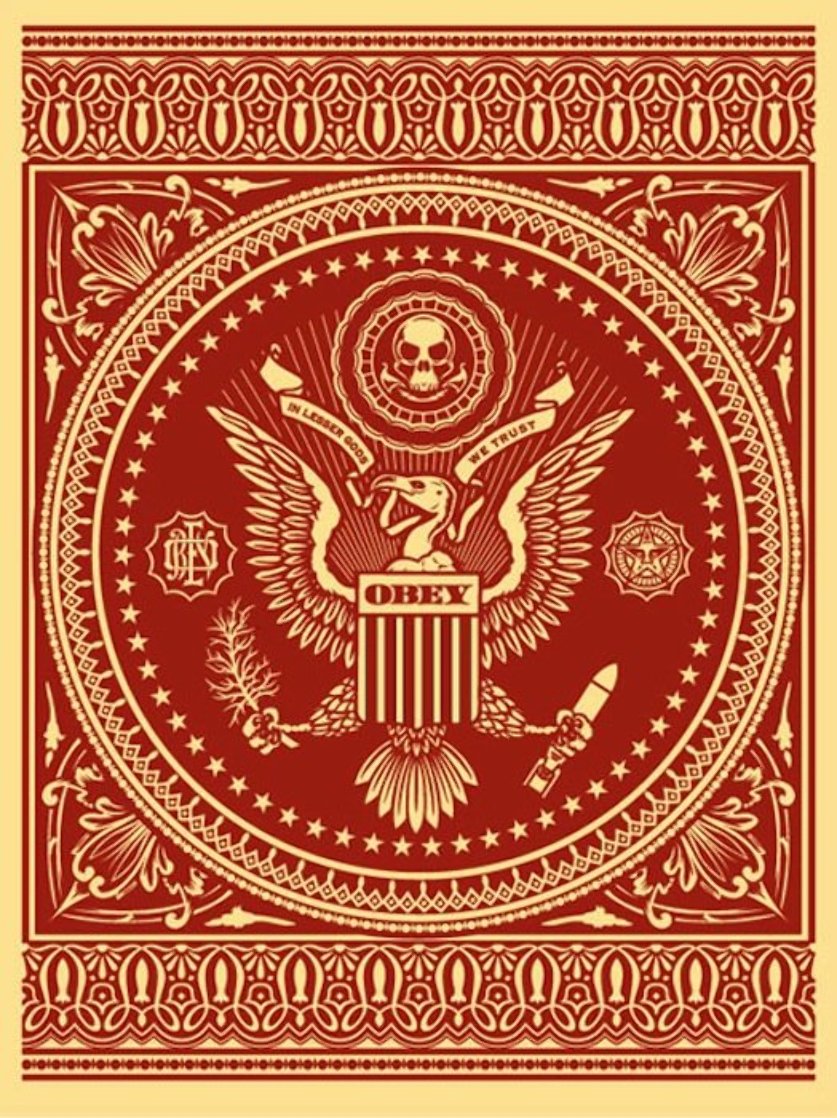 Presidential Seal Red 2007 Limited Edition Print by Shepard Fairey 