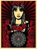 Rose Girl 2008 HS Limited Edition Print by Shepard Fairey - 0