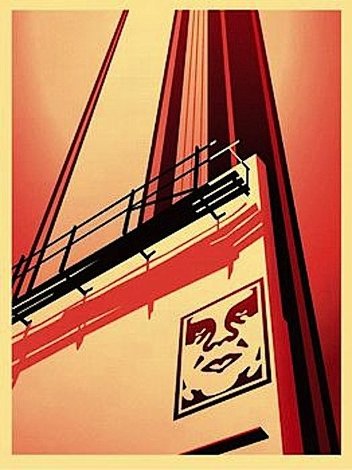 Sunset and Vine Billboard  2011 - Los Angeles, California Limited Edition Print - Shepard Fairey