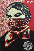 Zapatista Woman Large Format 2005 Limited Edition Print by Shepard Fairey - 0 Zapatista Woman Large Format 2005 Limited Edition Print by Shepard Fairey - 0