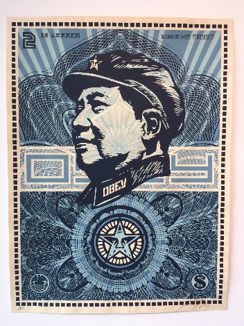 Mao Money AP 2003 Limited Edition Print - Shepard Fairey