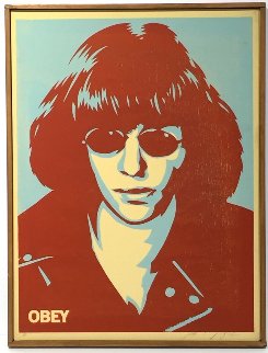 Ramone Canvas AP 2002 Limited Edition Print - Shepard Fairey Ramone Canvas AP 2002 Limited Edition Print - Shepard Fairey