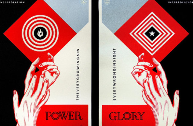 Interpolation Diptych AP 2014 Limited Edition Print by Shepard Fairey