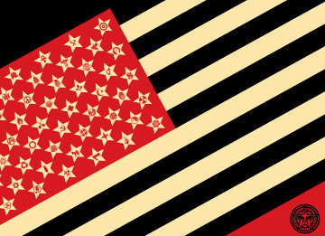 Mayday Flag Limited Edition Print - Shepard Fairey Mayday Flag Limited Edition Print - Shepard Fairey