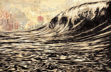 Dark Wave Limited Edition Print - Shepard Fairey Dark Wave Limited Edition Print - Shepard Fairey