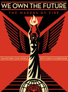We Own the Future 2013 Limited Edition Print - Shepard Fairey 