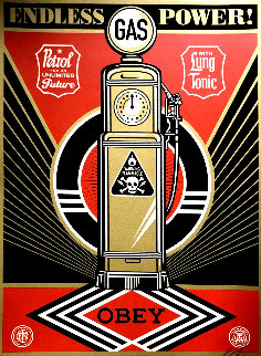 Endless Power 2013 Limited Edition Print - Shepard Fairey Endless Power 2013 Limited Edition Print - Shepard Fairey