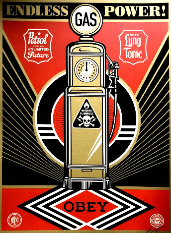 Endless Power 2013 Limited Edition Print - Shepard Fairey
