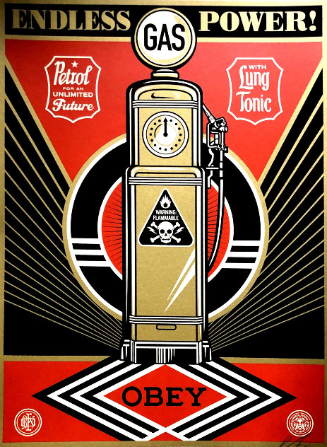 Endless Power 2013 Limited Edition Print by Shepard Fairey