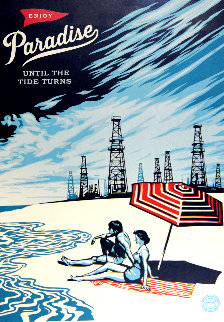 Paradise Until the Tide Turns Limited Edition Print - Shepard Fairey 