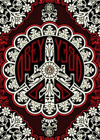 Peace Bomber 2008 AP Limited Edition Print - Shepard Fairey