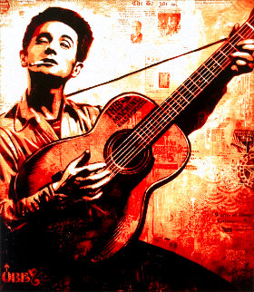 Woody Guthrie 2010 Limited Edition Print - Shepard Fairey Woody Guthrie 2010 Limited Edition Print - Shepard Fairey