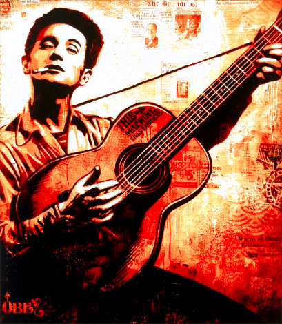 Woody Guthrie 2010 Limited Edition Print - Shepard Fairey