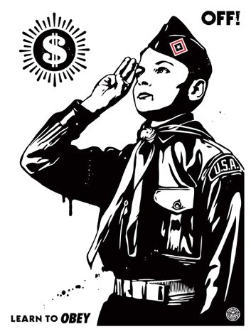Learn to Obey 2014 Limited Edition Print - Shepard Fairey