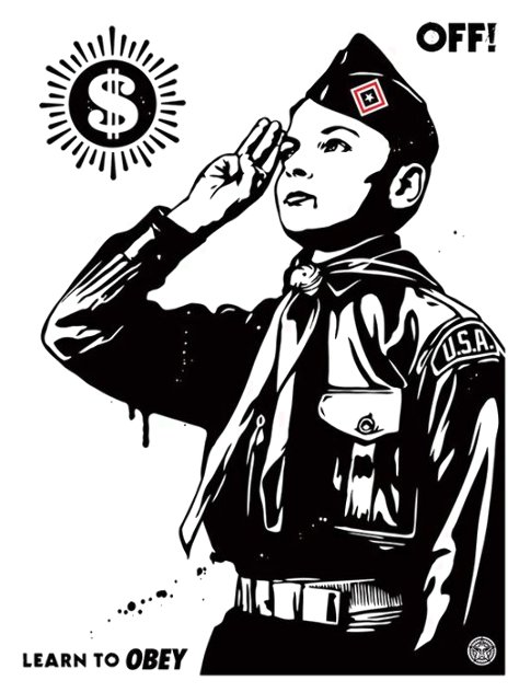 Learn to Obey 2014 Limited Edition Print by Shepard Fairey